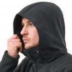 Мототолстовка DF URBAN Man Black с защитой (M), M