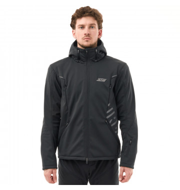 Мототолстовка DF URBAN Man Black с защитой (XL), XL