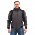 Мототолстовка DF Urban Grey с защитой (XXL), XXL
