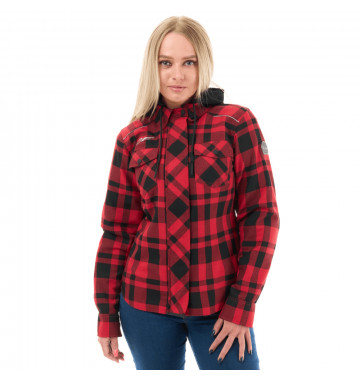 Моторубашка STREETFIGHTER Woman Red с защитой (L), L