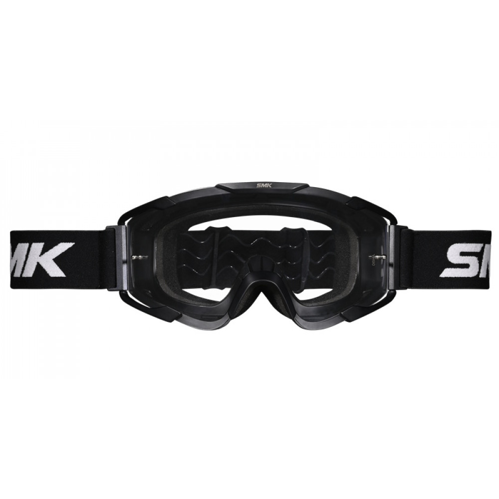 Очки кроссовые SMK TERRAIN, цвет черный, с прозрачной линзой