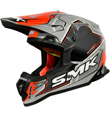 Шлем SMK ALLTERRA MAVERIX, цвет серый/оранжевый (XL)