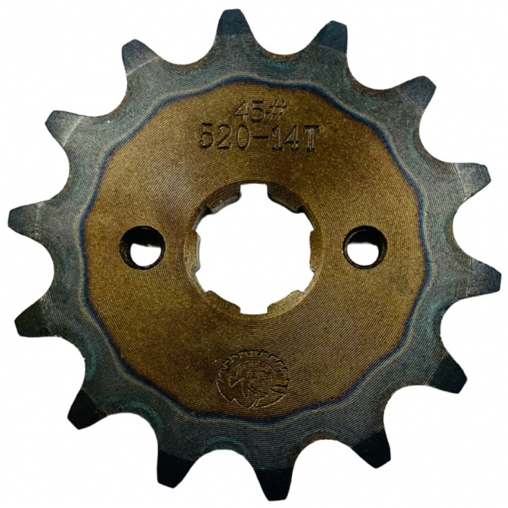 Звезда ведущая (428-14) сталь, закаленные зубья (PIT BIKE 125-190)