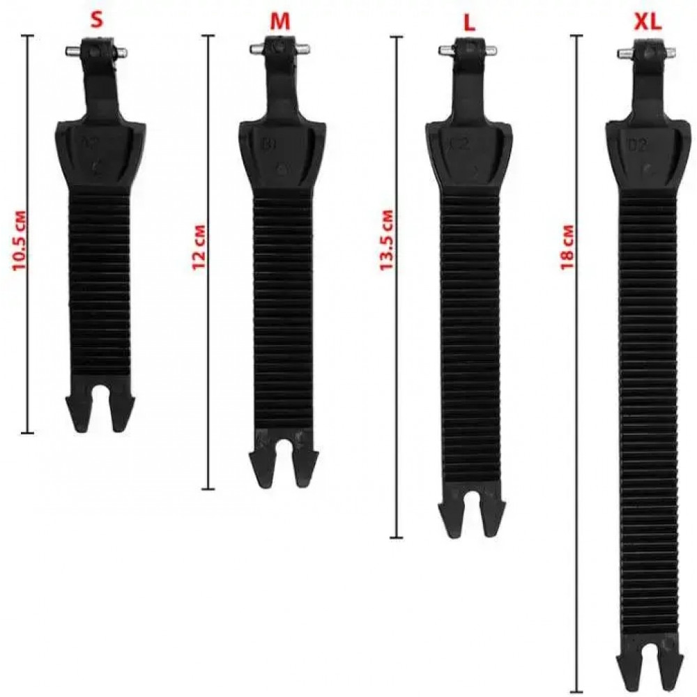 Ремешок к мотоботам Tiger MTR-E002, T2, RYO МХ3, компл. 4 шт