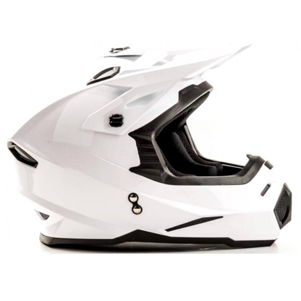 Шлем мото кроссовый HIZER J6801 #2 (M) white